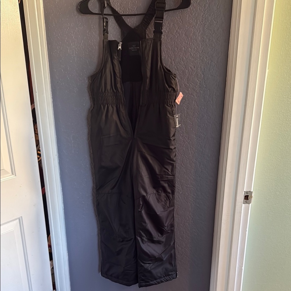 Faded Glory Black Jumpsuit with Adjustable Straps